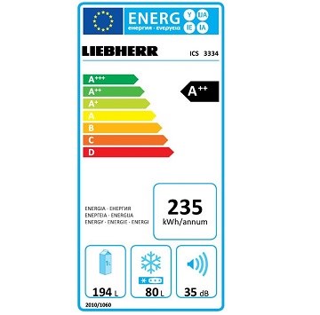 LIEBHERR ICS 3334 spotřeba energie